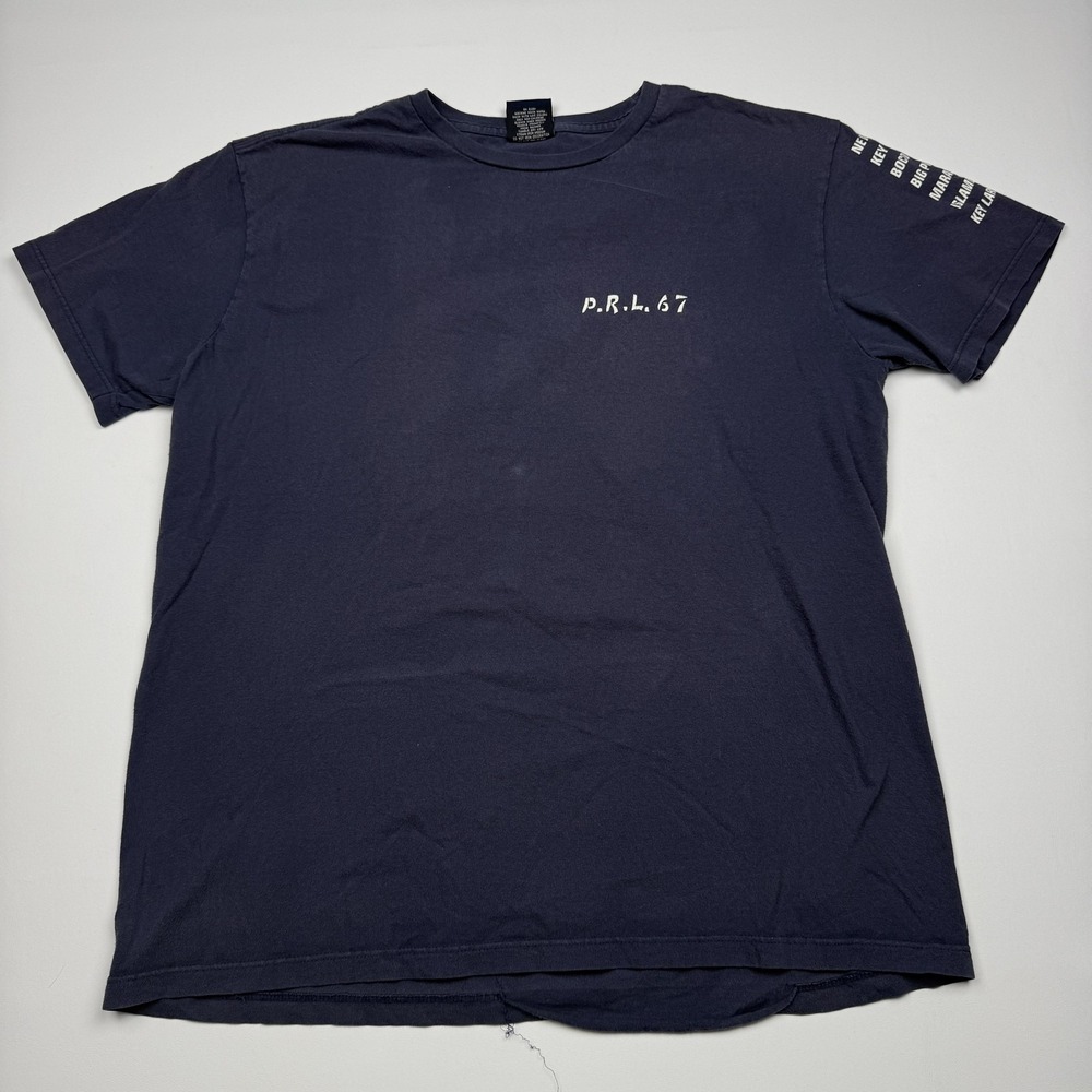 Polo Sport Ralph Lauren Shirt Mens Large Blue Key West Florida Keys Graphic Tee
